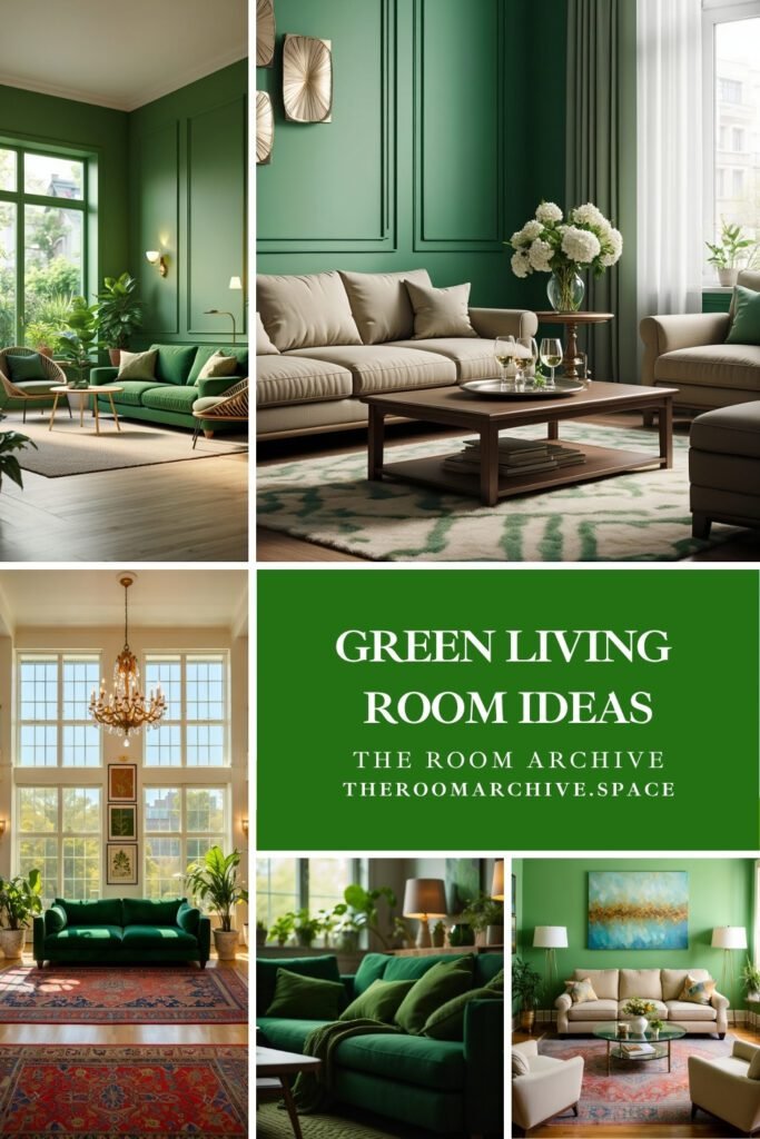Create a Calming Green Living Room with Our Key Tips