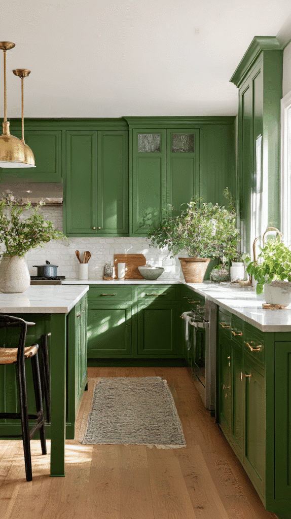 Green Kitchen Cabinets: Transforming Your Whole Kitchen Design